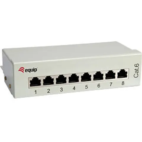 EQUIP 227369 - Patch Panel 8 Port Cat.6, desktop – image 2