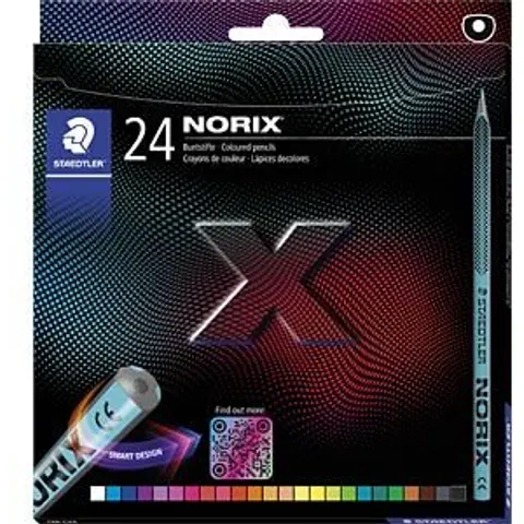 STAEDTLER 186C24 - Coloured pencils, triangular shape, 24 colours – image 2