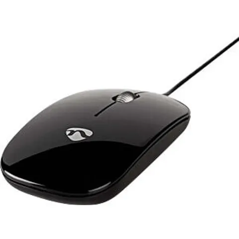 NEDIS N MSWD200BK - Wired Mouse, 1000 DPI, 3-Button, Black – image 2