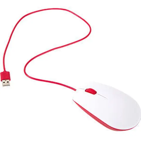 Raspberry-pi Official Raspberry Pi Mouse, Red / White – image 2