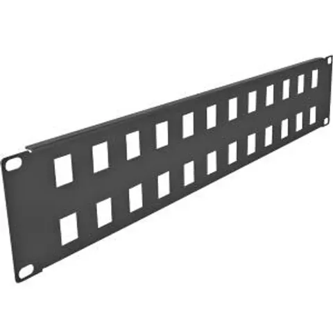 "DELOCK 66837 - 19"" Keystone Patchpanel, 24 Port, 2 U, black" – image 2