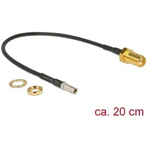 DELOCK 89912 - Antenna Cable SMA jack > TS-9 plug – image 2