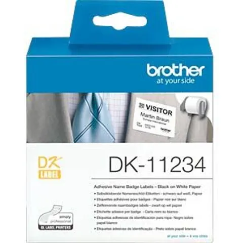 Brother DK-11234 printer label White Self-adhesive printer label – image 2