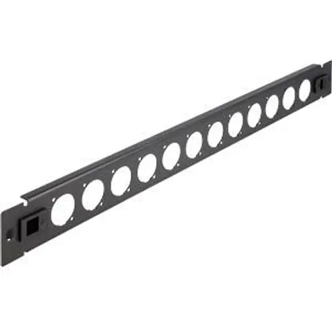 "DELOCK 66900 - 19"" D-Type Patchpanel 12 Port tool free black" – image 2