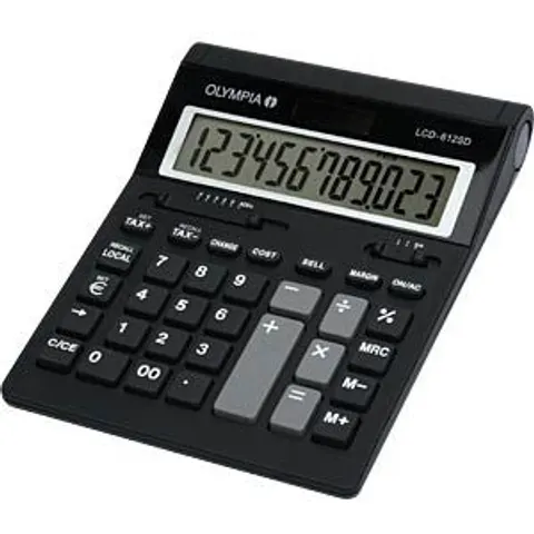 OLYMPIA LCD612SD - Desktop calculator, LCD 612 SD, black – image 2