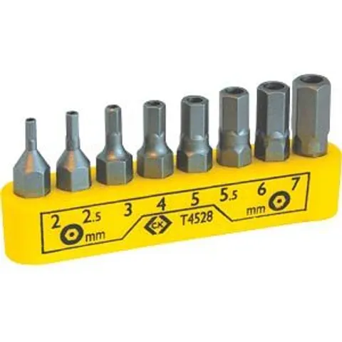 C.K CK T4528 - Bit Set Hexagon Tamperproof, 8 pcs – image 2