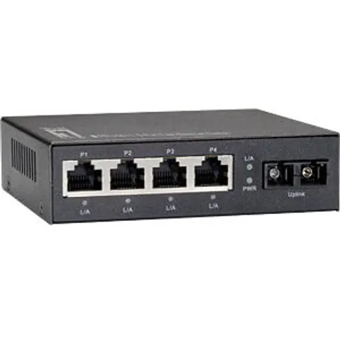 LEVELONE FEU0511 - Switch, 5-Port, Fast Ethernet, SC Multimode – image 2