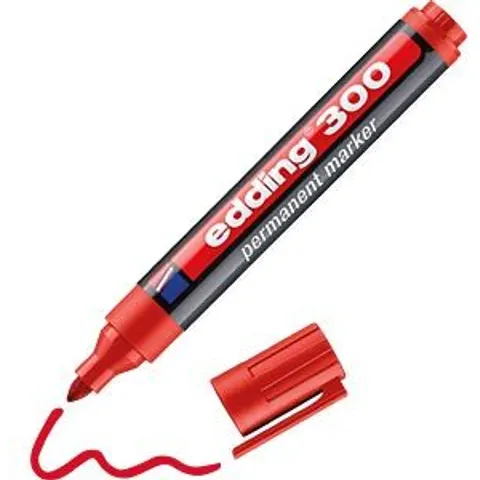 EDDING 300RT - Permanent marker/red/1.5 - 3.0 mm – image 2