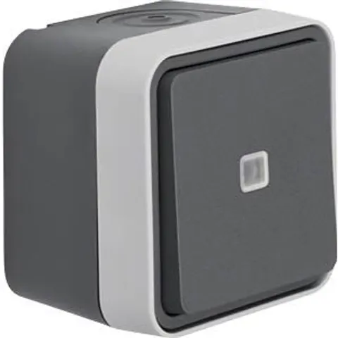 BERKER 30763525 - Toggle switch illuminated AP W.1 grey – image 2