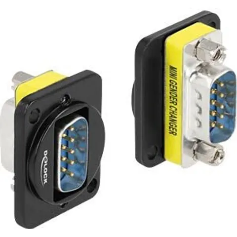 DELOCK 86706 - D-Type Module DB9 plug to DB9 plug – image 2