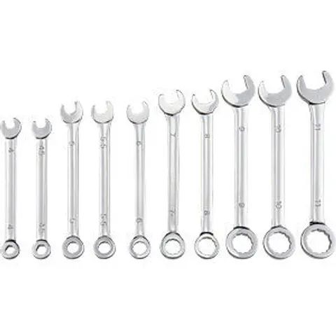 DONAU 940 - Combination spanner set, 4 - 11 AF, 10 pieces – image 2