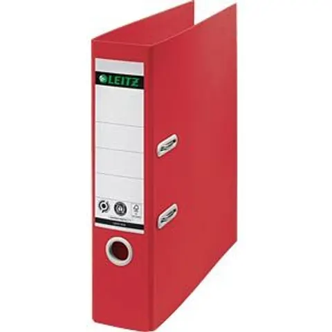 LEITZ 10180025 - High-Quality 180° Folder, Red, 80 mm – image 2