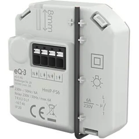 HOMEMATIC IP HMIP FS6 - Switch Actuator (6 A) - Flush-Mounted – image 2