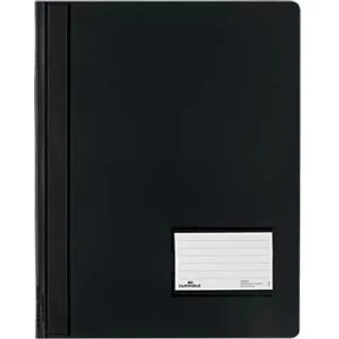 DURABLE 268001 - Loose-leaf binder, A4, DURALUX®, translucent, black – image 2
