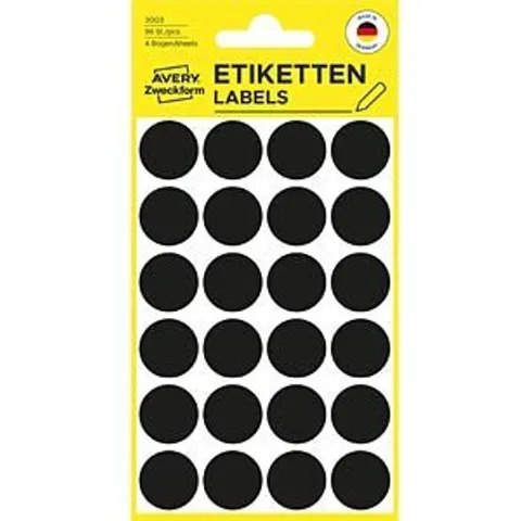 AVERY ZWECKFORM AVZ 3003 - Marking points, 18 mm, black – image 2