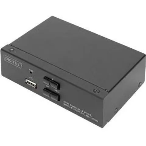 Digitus KVM Switch. 2 Port. Single Display. 4K. HDMI® – image 2