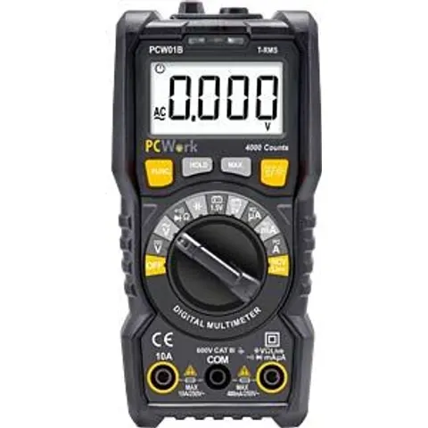 PCWORK PCW 01B - PCW01B multimeter, digital, 4000 counts, TRMS, AC/DC, NCV – image 2