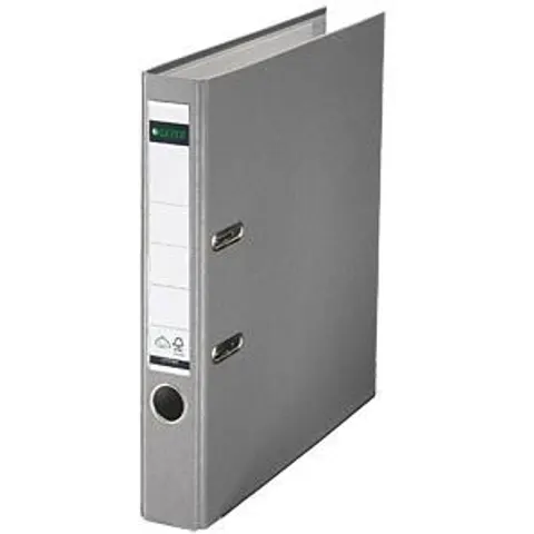 LEITZ 10155085 - Leitz 180° Lever Arch File Plastic, grey – image 2