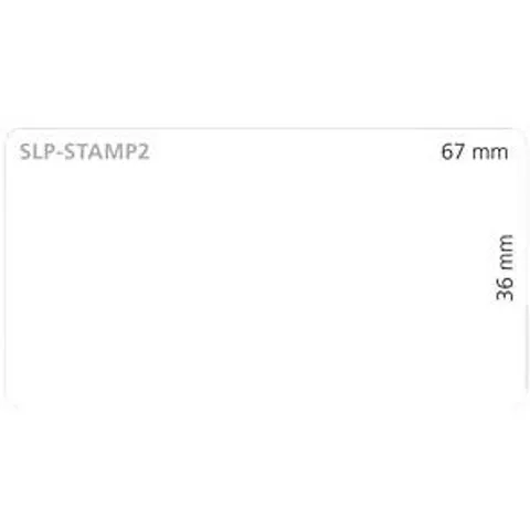 Seiko Instruments SLP-STAMP2 White Self-adhesive printer label – image 2