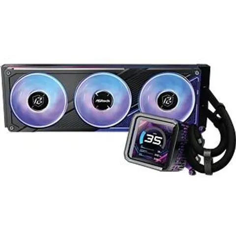 Asrock Phantom Gaming 360 LCD Processor All-in-one liquid cooler 12 cm – image 2