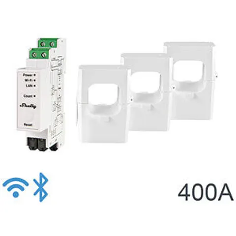 SHELLY PRO3EM400 - Shelly Pro 3EM 400A – image 2