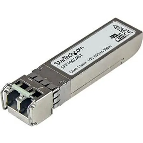StarTech.com Cisco SFP-10G-SR Compatible SFP+ Module - 10GBASE-SR - 10GbE Multimode Fiber MMF Optic Transceiver - 10GE Gigabit Ethernet SFP+ - LC 300m - 850nm - – image 2