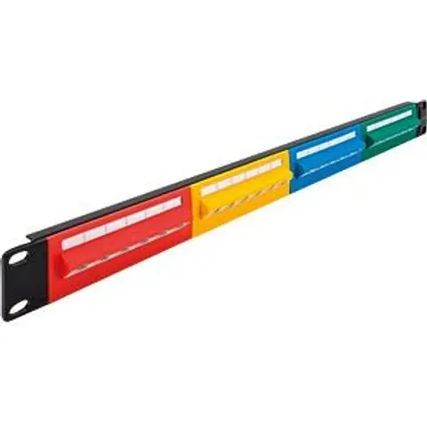 "DELOCK 66880 - Patchpanel, 19"", 24-Port, Cat.5e, 1 U, colored" – image 2
