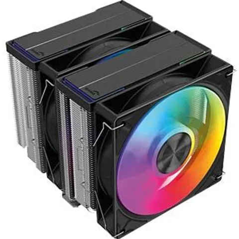 SAMA A60L - SAMA A60L dual-tower CPU cooler, ARGB, black – image 2