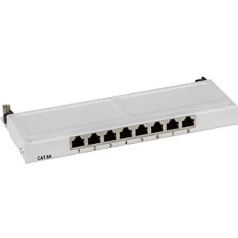 EFB-ELEKTRONIK "EFB 37738.8 - Mini-Patchpanel STP Cat.6A, 10"" 0,5U" – image 2
