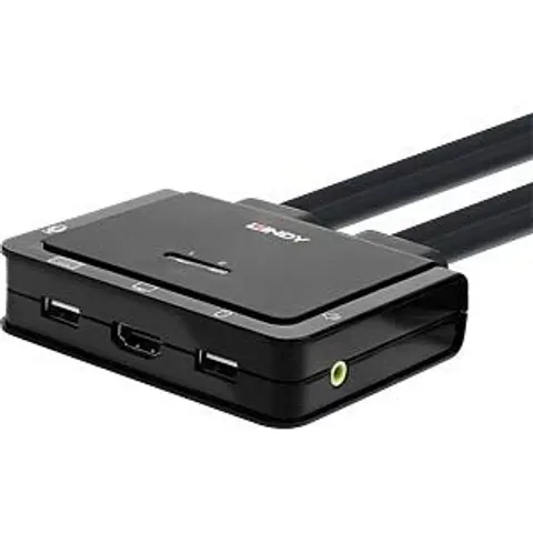 LINDY 42345 - 2-Port KVM Switch, HDMI – image 2