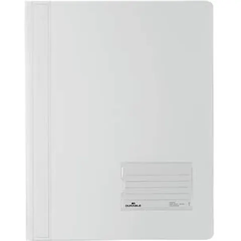DURABLE 268002 - Loose-leaf binder, A4, DURALUX®, translucent, white – image 2
