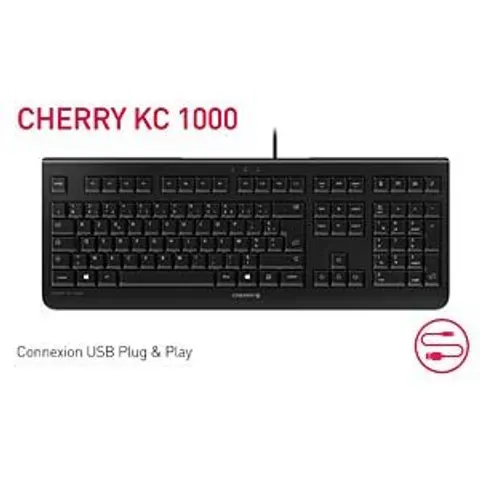 CHERRY JK-0800FR-2 - Keyboard, USB, black, FR layout – image 2