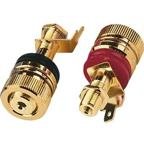 MONACOR MON BP-520G - High-end LS pole terminals, pair – image 2