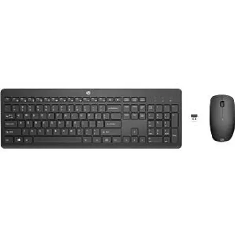 HEWLETT PACKARD HP 18H24AA - Keyboard/mouse combination, wireless, black, layout: DE – image 2