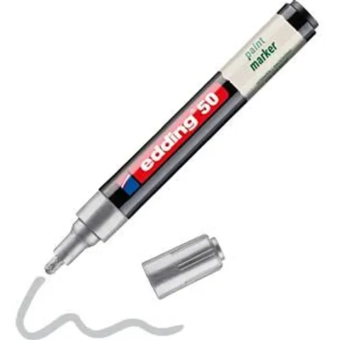 EDDING 50SI - Paint marker, 2.0 - 3.0 mm, silver – image 2