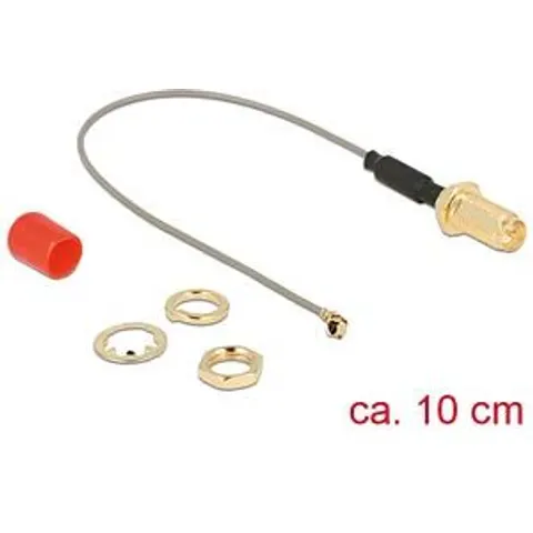 DELOCK 89830 - Antenna Cable RP-SMA jack bulkhead – image 2