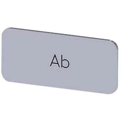SIEMENS BZS SI AB - Label plate, silver, DOWN – image 2