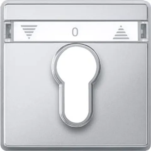 MERTEN 348260 - Central plate for shutter button/locking switch inserts, alumini – image 2
