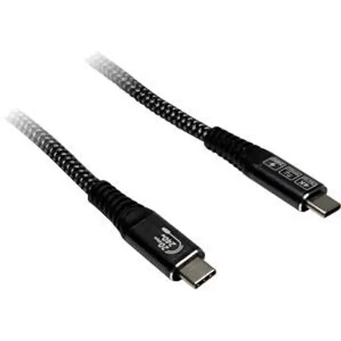 INTER-TECH IT88885672 - Sync and charging cable, USB-C -> C, 240 W, 20 Gbps, 3 m – image 2
