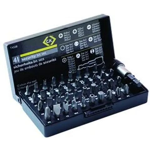 CK T4508 - C.K Security Screwdriver Bit Set (25mm) 41 Piece Set – image 2