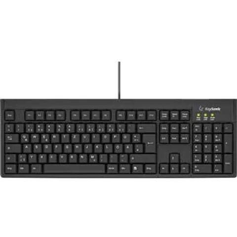 KEYSONIC 61083 - Keyboard, USB, IPX7, black – image 2