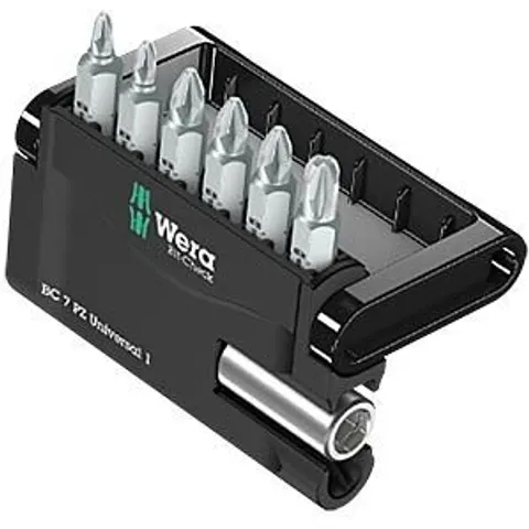 Wera 7 Piece Mini-Check Pozi Screwdriver Bit Set – image 2