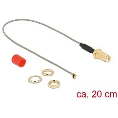 DELOCK 89833 - Antenna Cable SMA jack bulkhead – image 2