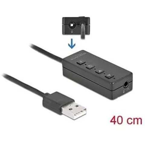 DELOCK 66731 - Sound card, external, button control, USB 2.0 – image 2