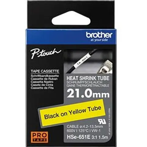 Brother HSE-651E label-making tape – image 2