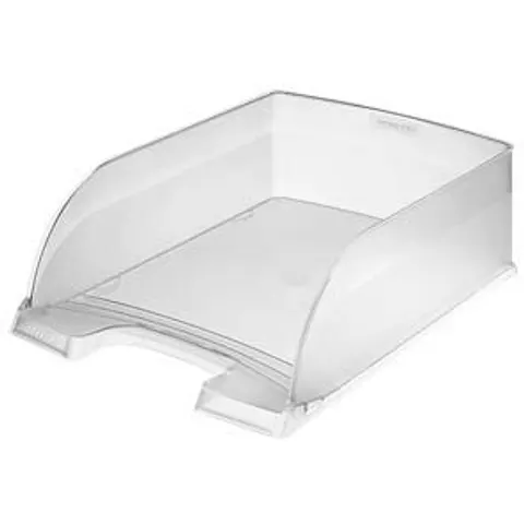 LEITZ 52330003 - Leitz Plus letter tray, jumbo, clear – image 2