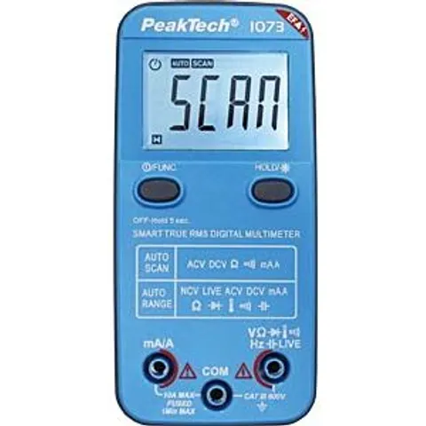 PEAKTECH 1073 - Multimeter, digital, 4000 counts, NCV, TRMS, current measurement – image 2