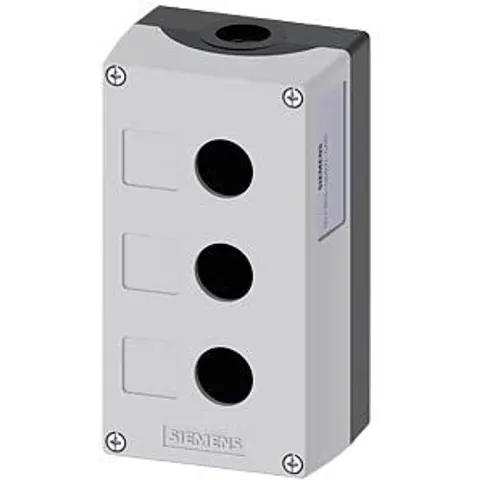 SIEMENS SIE 1803-0AB1 - Enclosure, 22 mm — round, grey, 3 command points – image 2