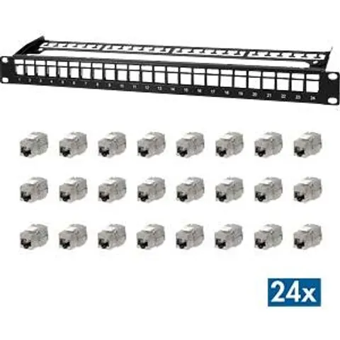 "LOGILINK NK5001 - Patchpanel, 19"", 24-Port, Cat.6a" – image 2
