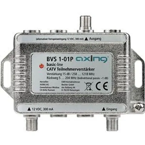 AXING BVS1-01P - CATV subscriber amplifier – image 2